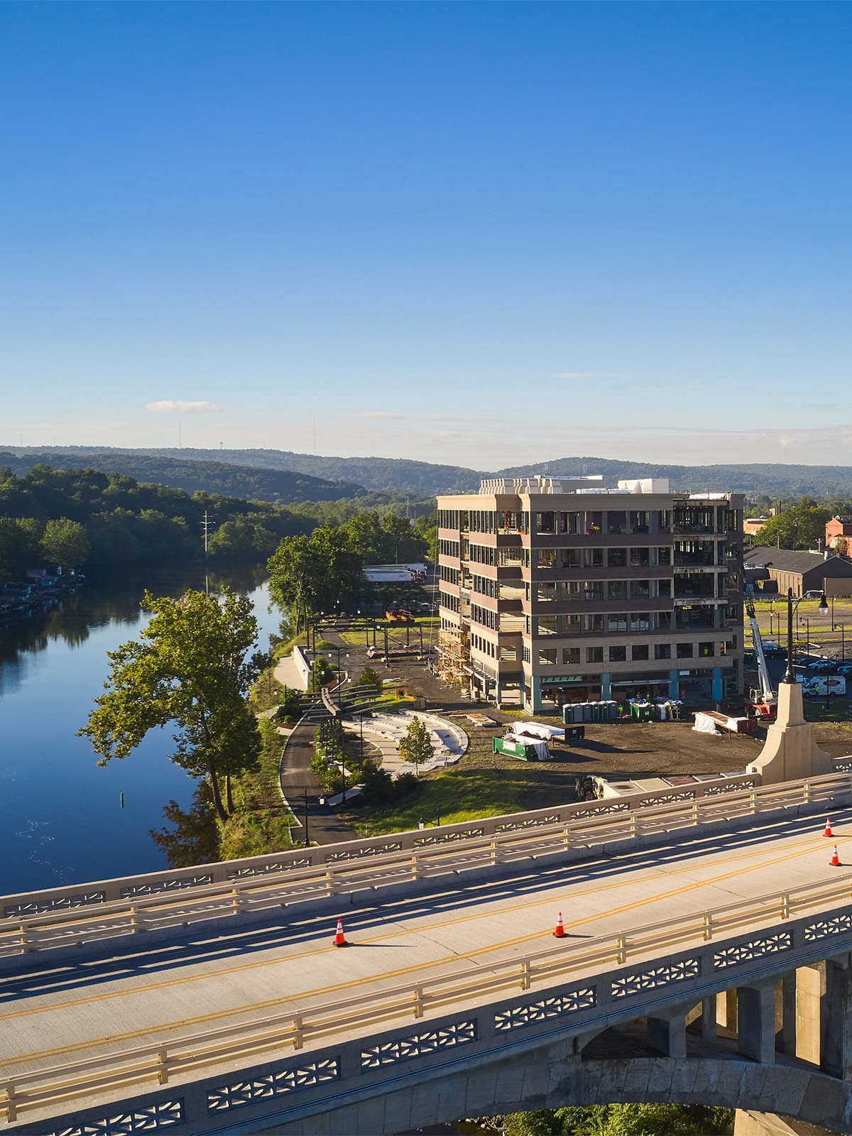 Construction photography for The Waterfront