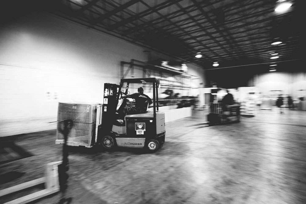 Action shot for Blue Eagle Logistics
