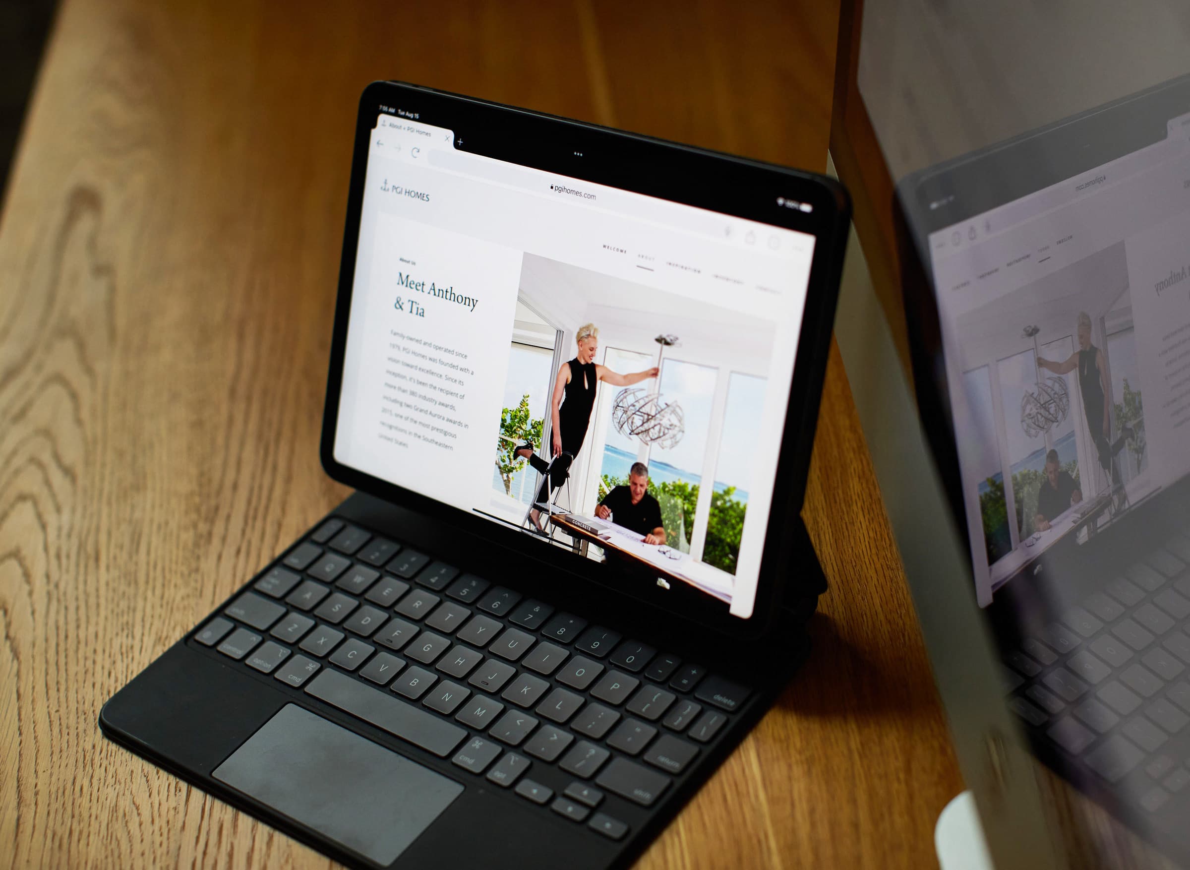 PGI Homes website design