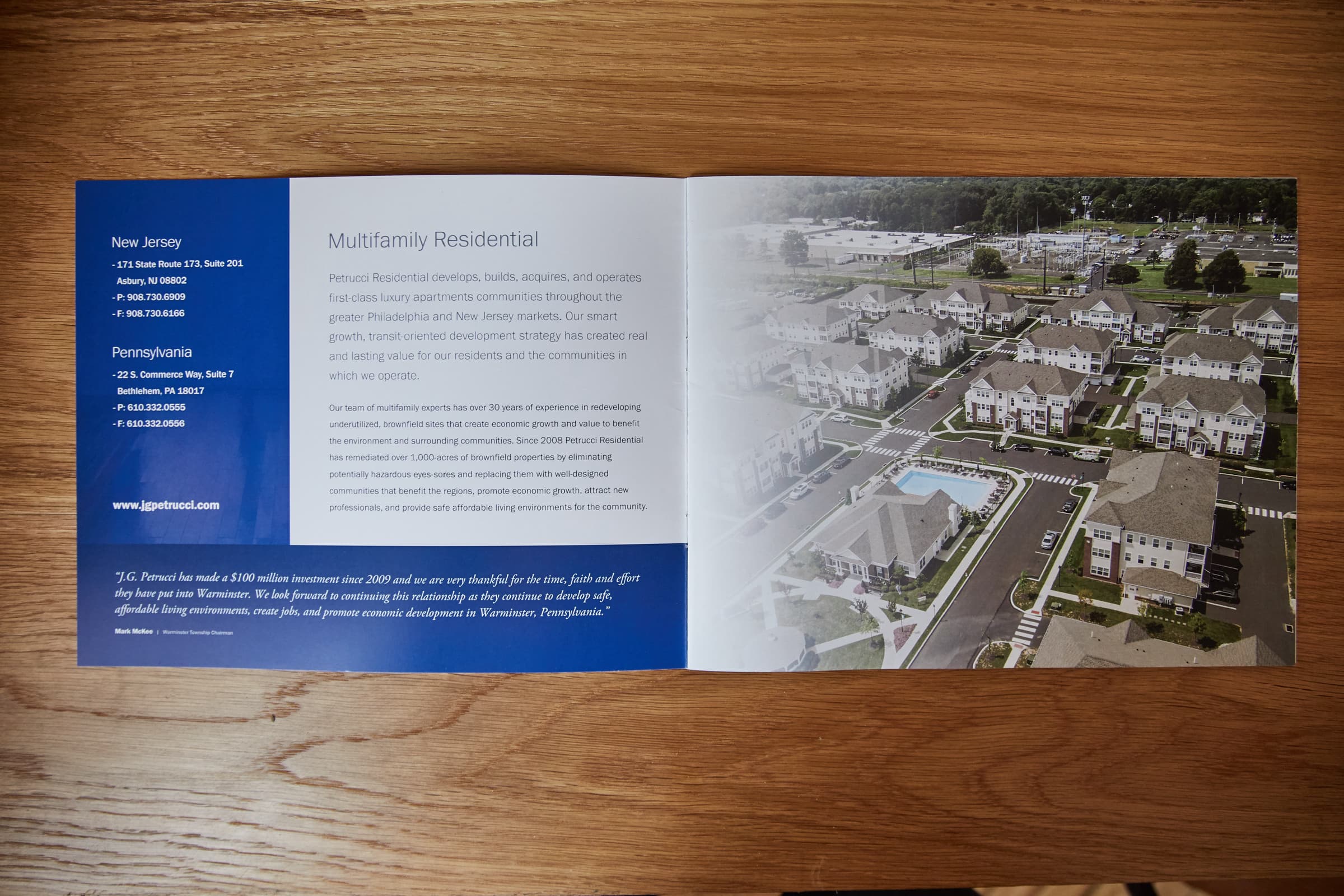 Print design for Petrucci Residential