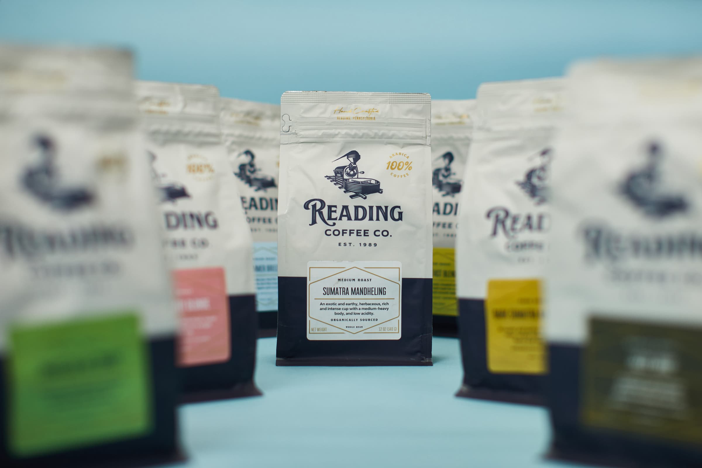 Coffee bag photography for Reading Coffee