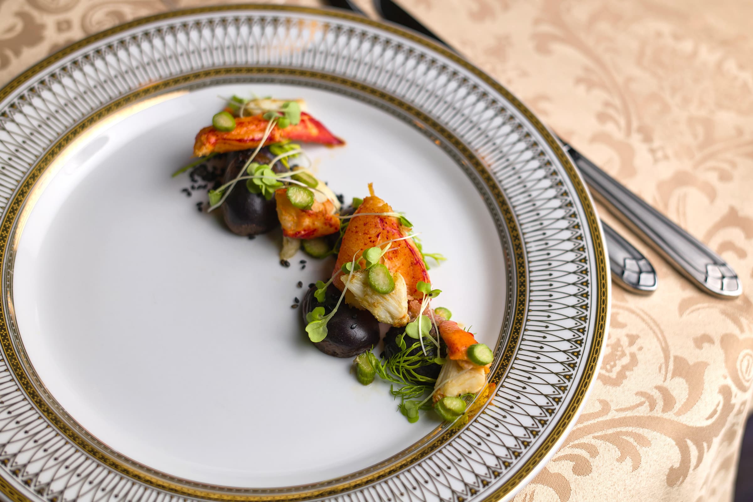 Lobster dish photography for Vault 634