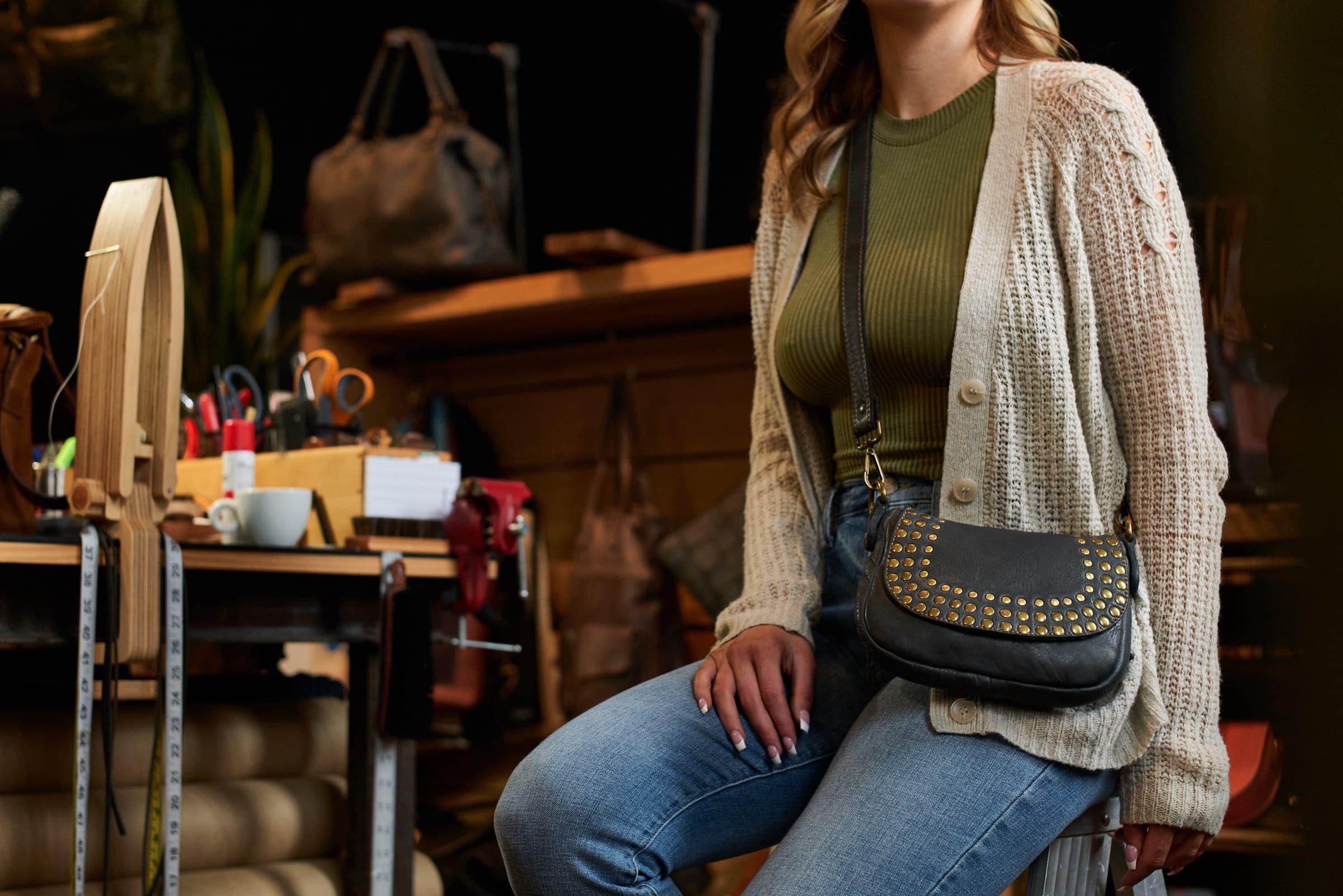 Leather good photography for Peninsula Handmade Goods