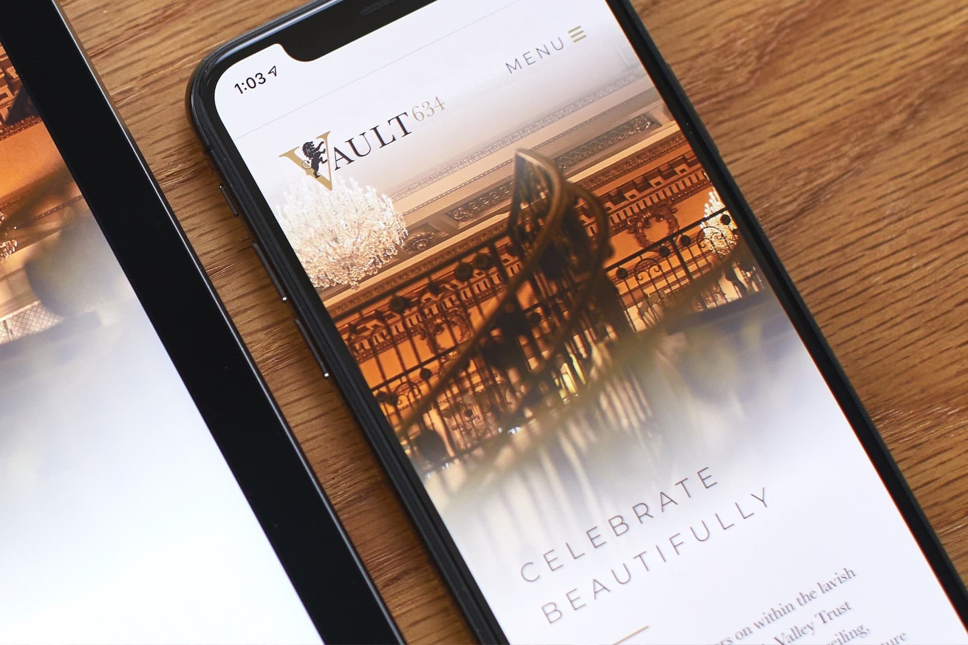 Website design and development for Vault 634