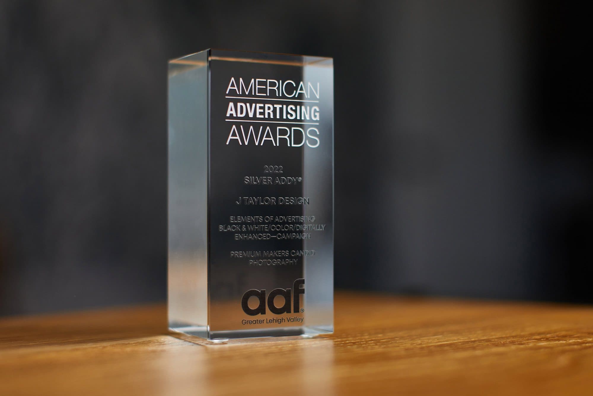 Handcrafted Leather Goods Maker Photography Wins Silver American Advertising Award