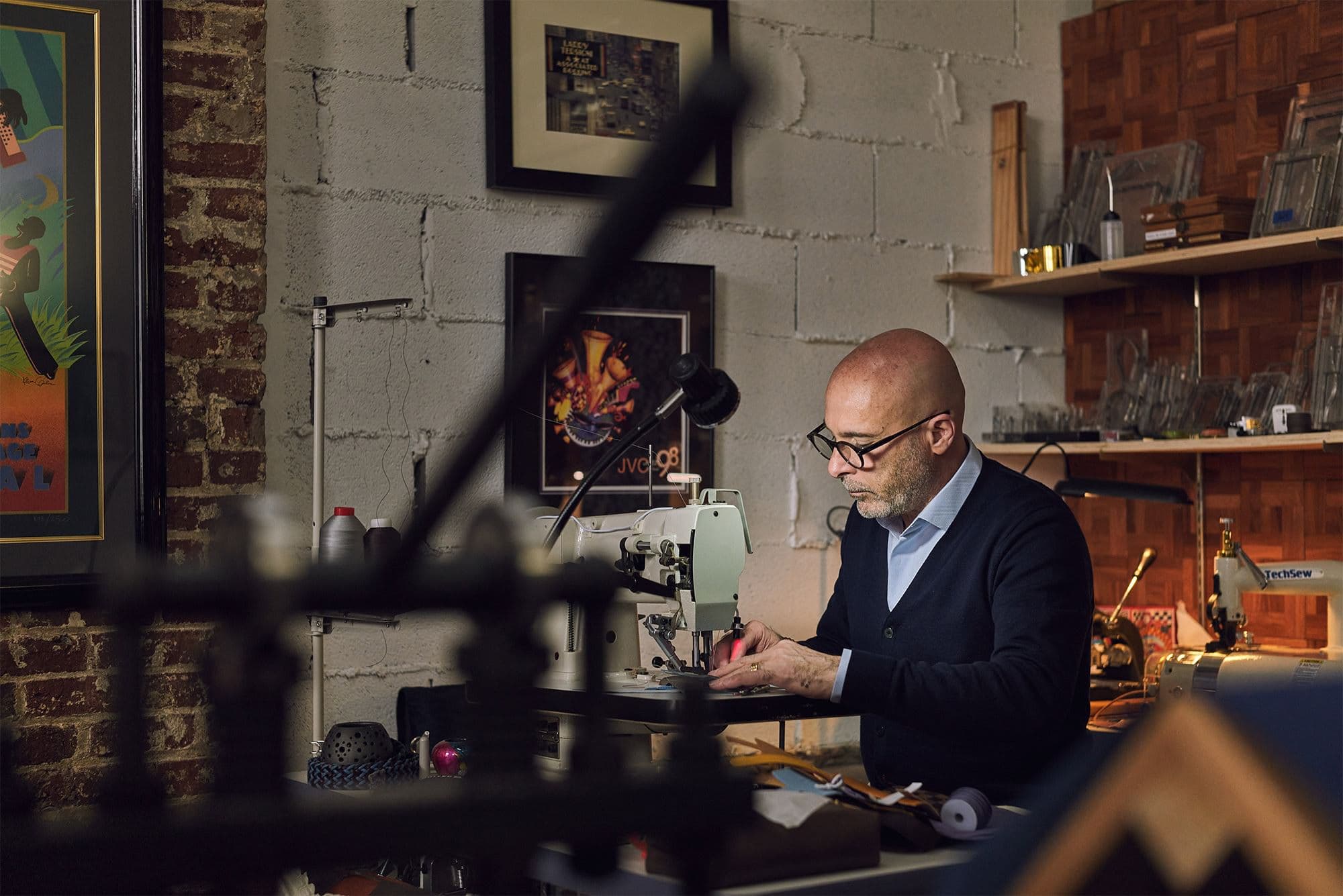 A craftsman in his element