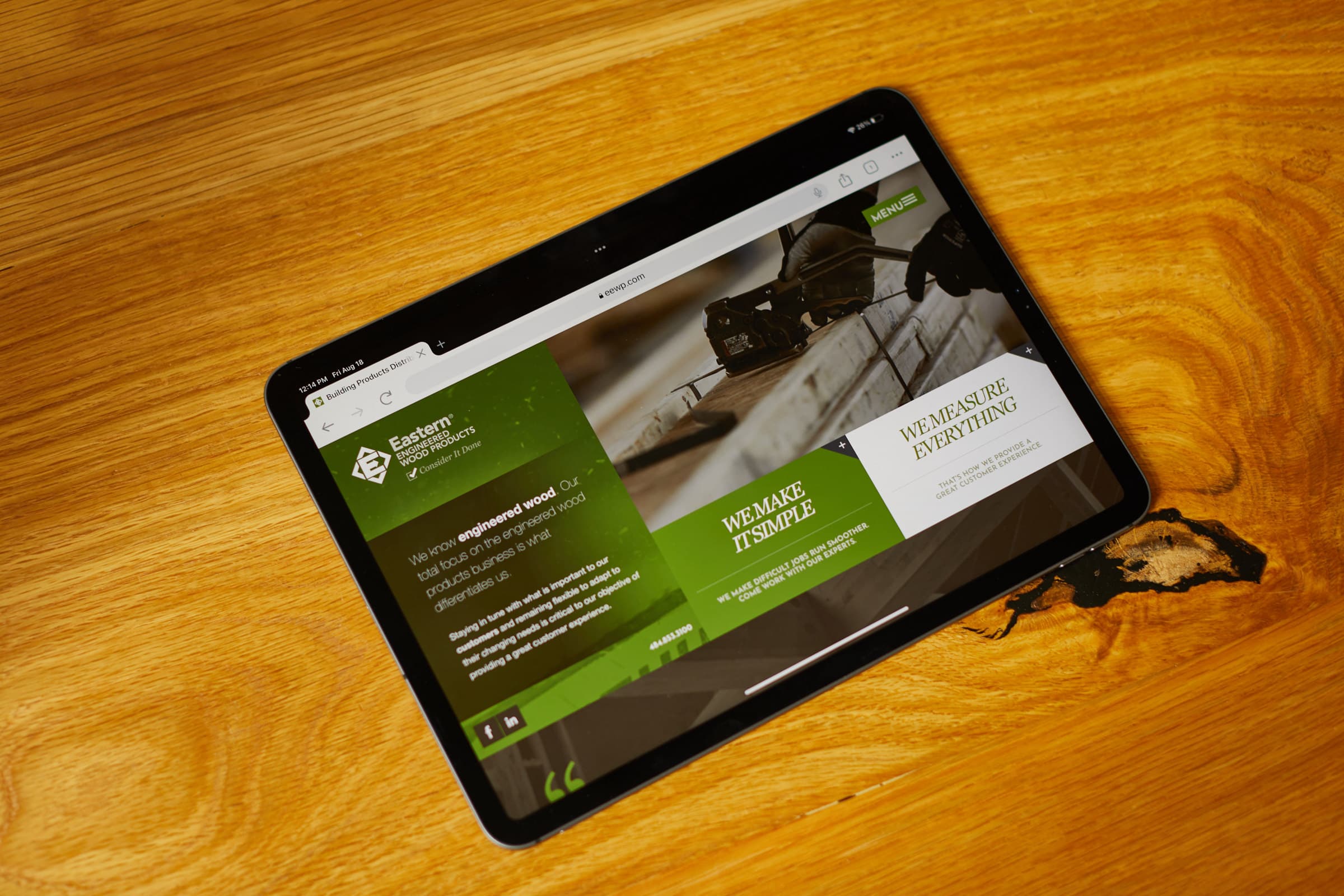 Website design for EEWP