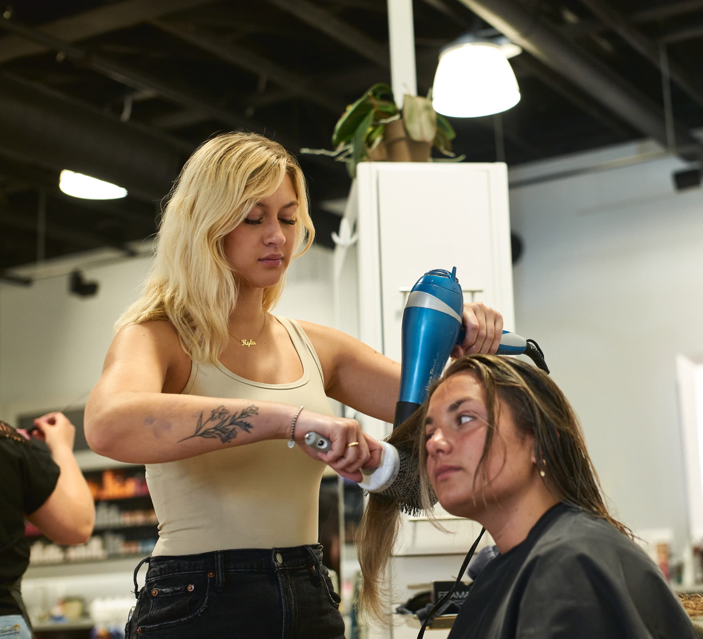 Candid photography for J Morgan Salon in Bethlehem Township, PA