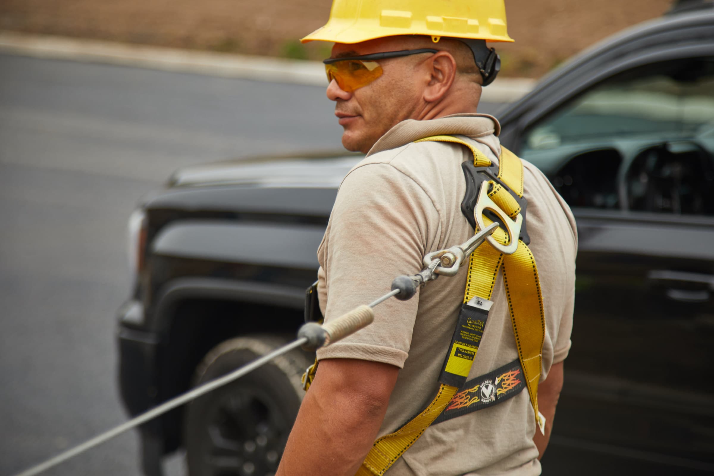 Safety training photography for Menhardt Construction