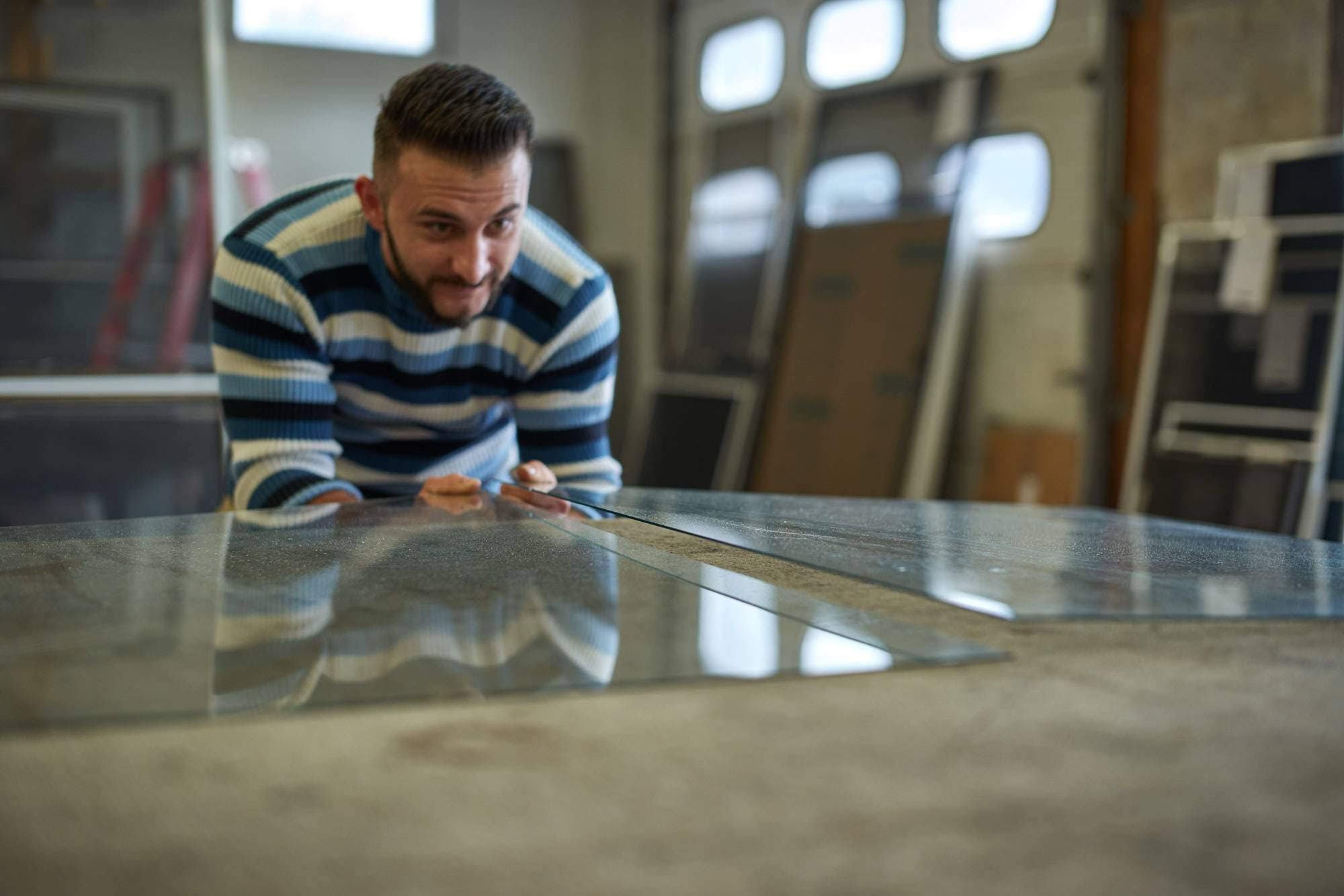 Custom glass cutting