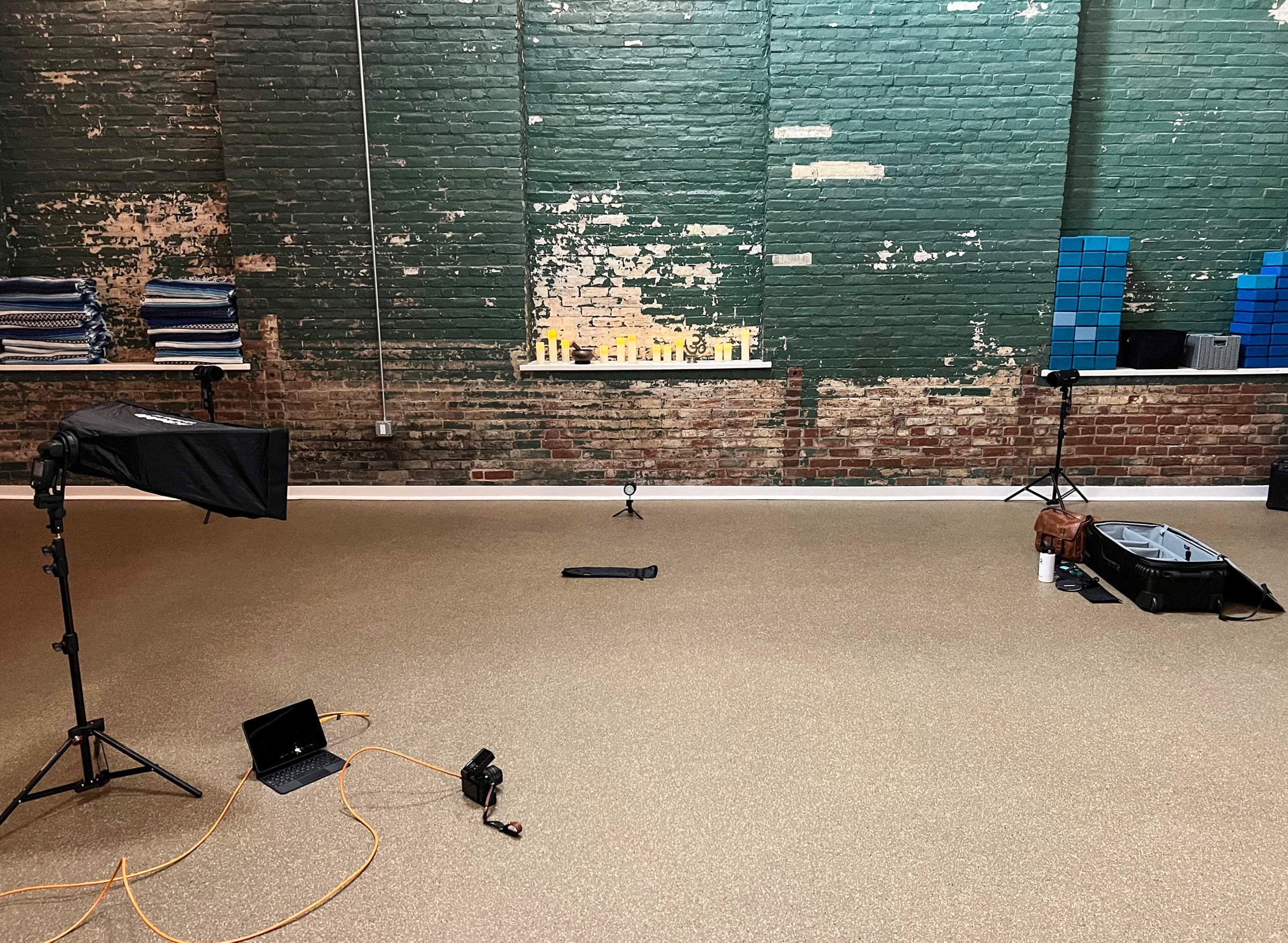 A look at our four light setup
