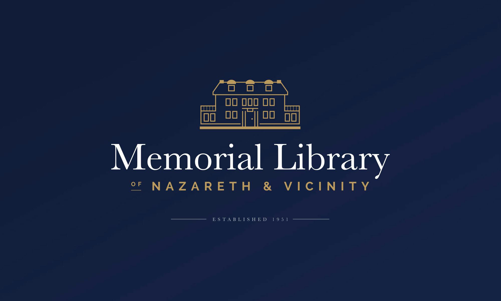 Logo design for Memorial Library of Nazareth