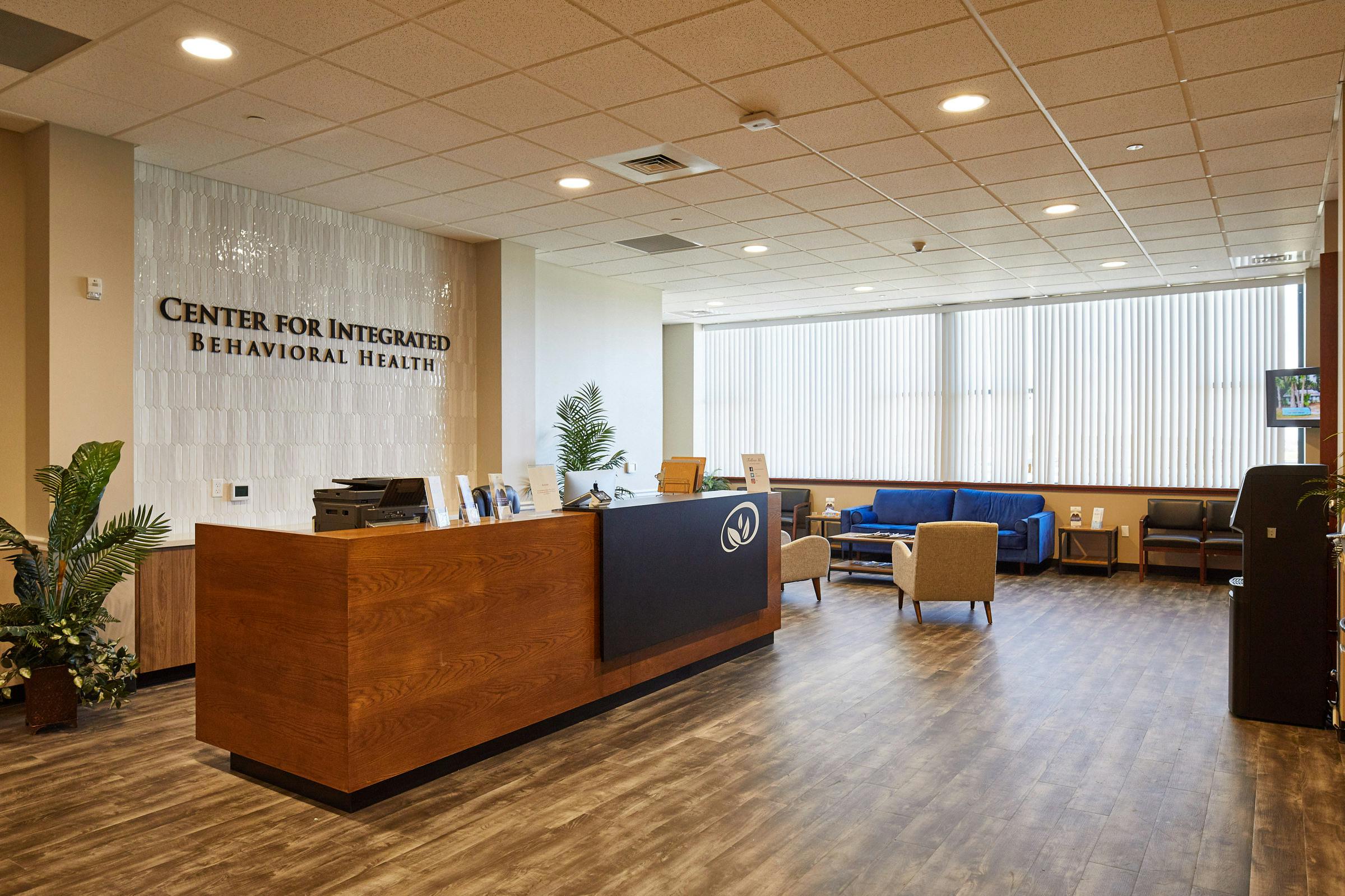 Lobby photograph at Center for Integrated Behavioral Health