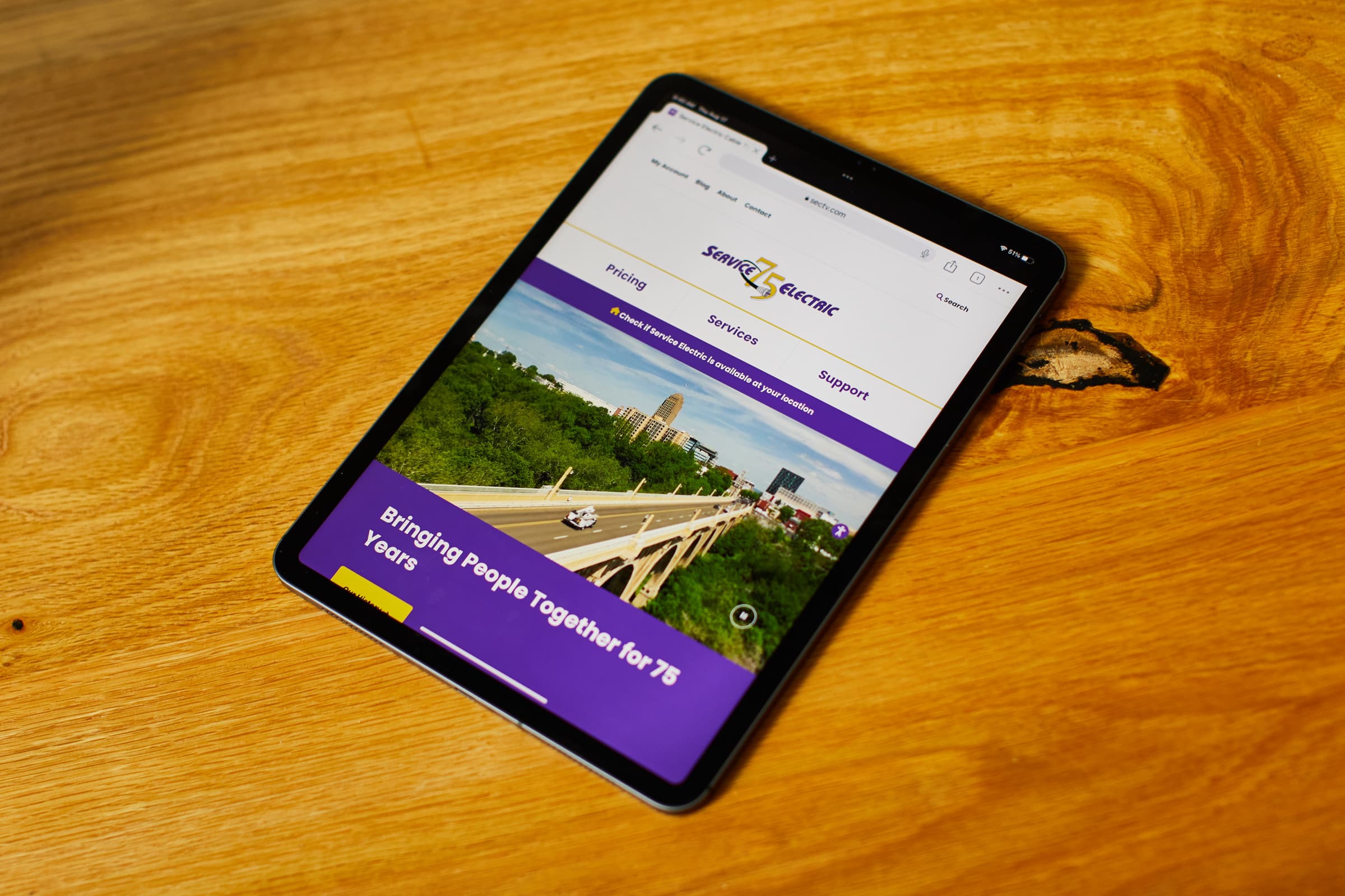 Responsive, mobile-friendly website